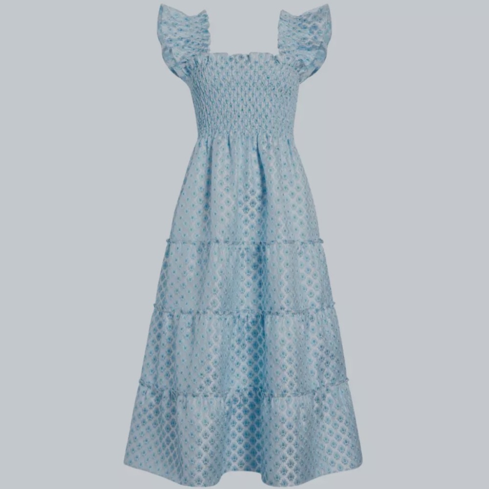 Hill House Ellie Nap Dress in Snowflake Brocade